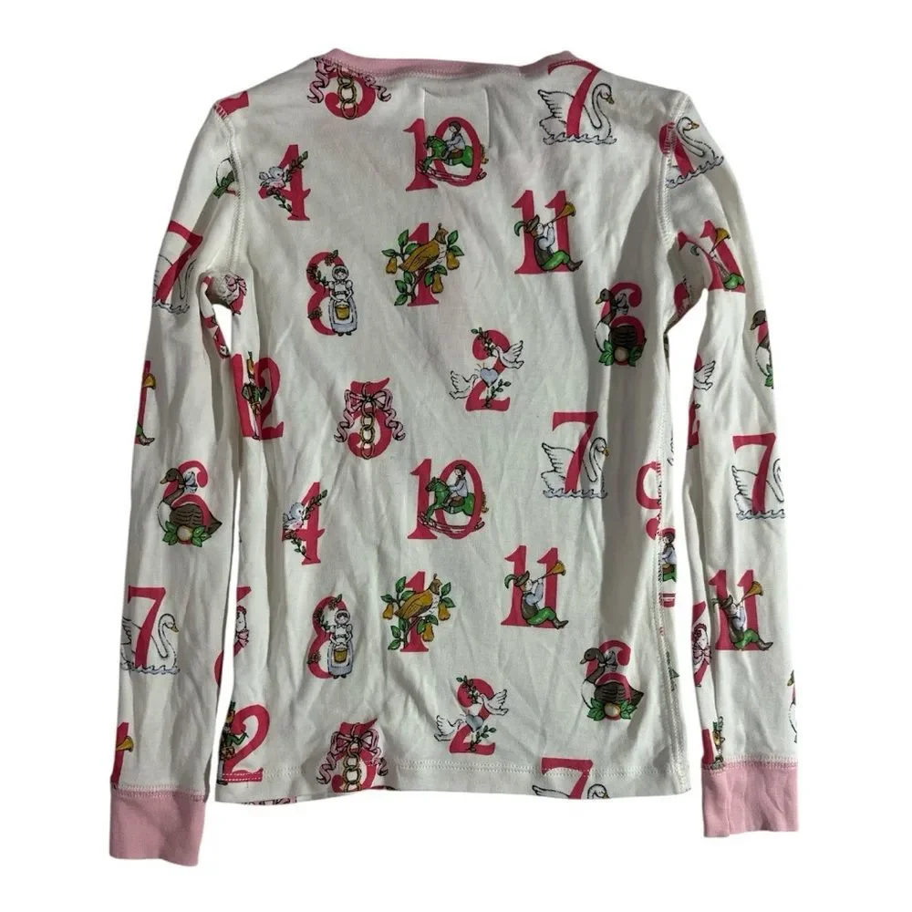 EEUC The Beaufort Bonnet Co. 12 days of Christmas pajama set size 7